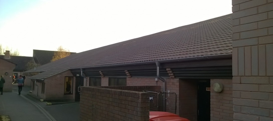 Re-roofing of several blocks, Alton College
